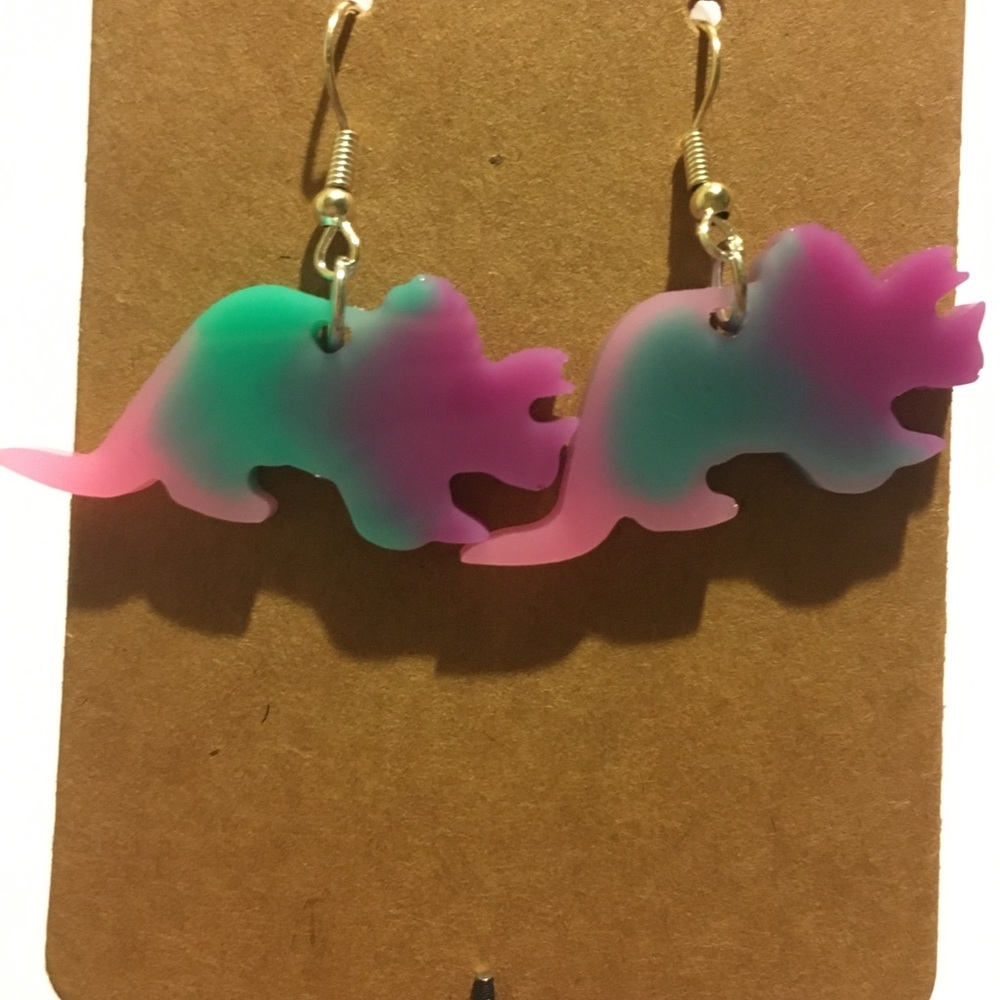 Handmade resin earrings